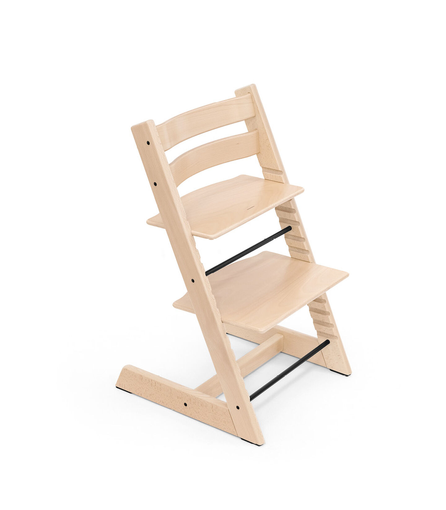 Kinderstoel van de Scandinavische Peter Opsvik. Een comfortabele en beukenhouten stoel die met kindje meegroeit vanaf de