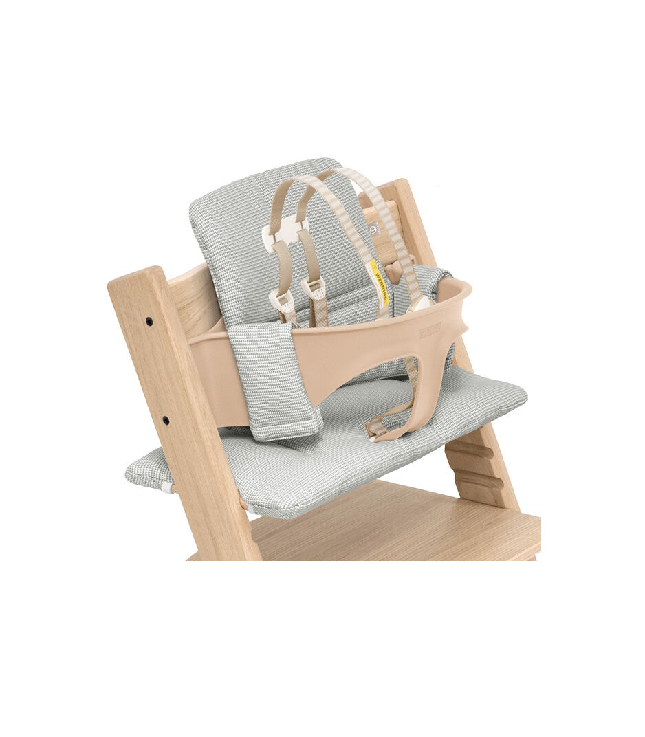Pack chaise haute Tripp Trapp + baby set + tablette Terracota - Made in Bébé