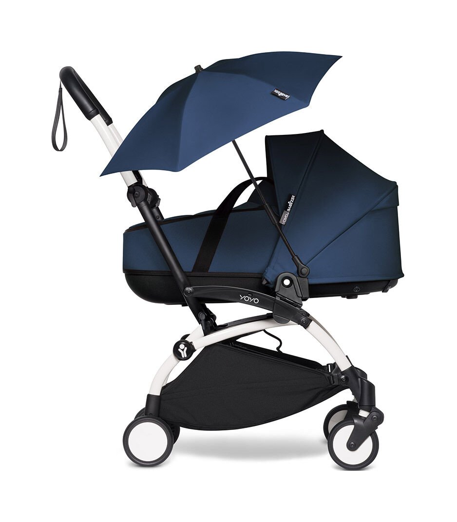 navy pram parasol