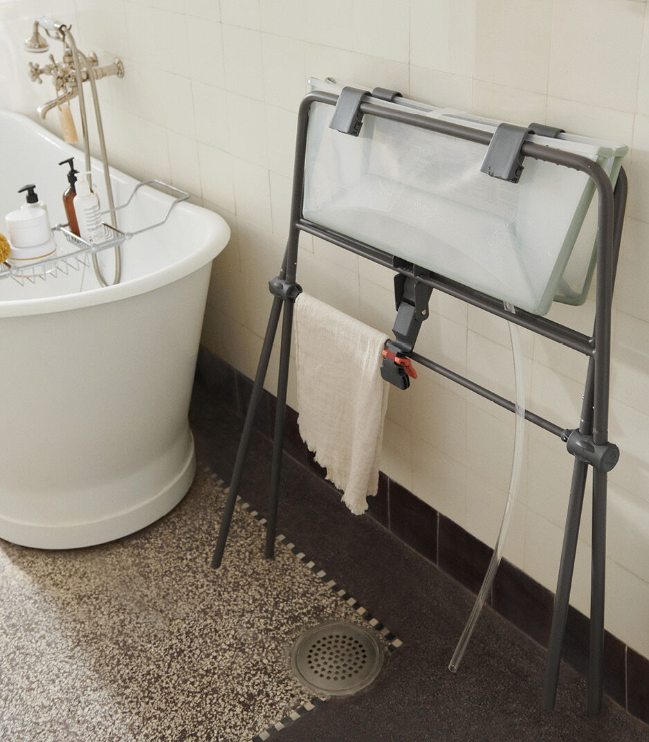 Stokke® Flexi Bath® conjunto bañera c/soporte blanco & aqua