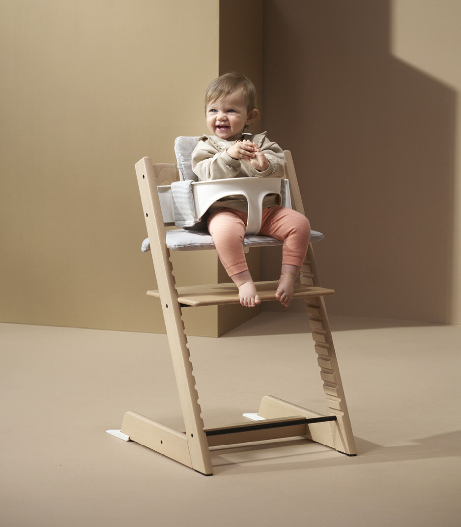 Bandeja Stokke, Branco - Projetado Exclusivamente para Cadeira Tripp Trapp  + Tripp Trapp Baby Set - Conveniente de Usar e Limpar - Feito com Plástico  Livre de BPA - Adequado para Crianças