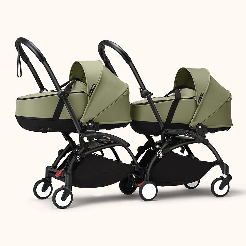 Twins Stroller from Birth Stokke YOYO connect stroller