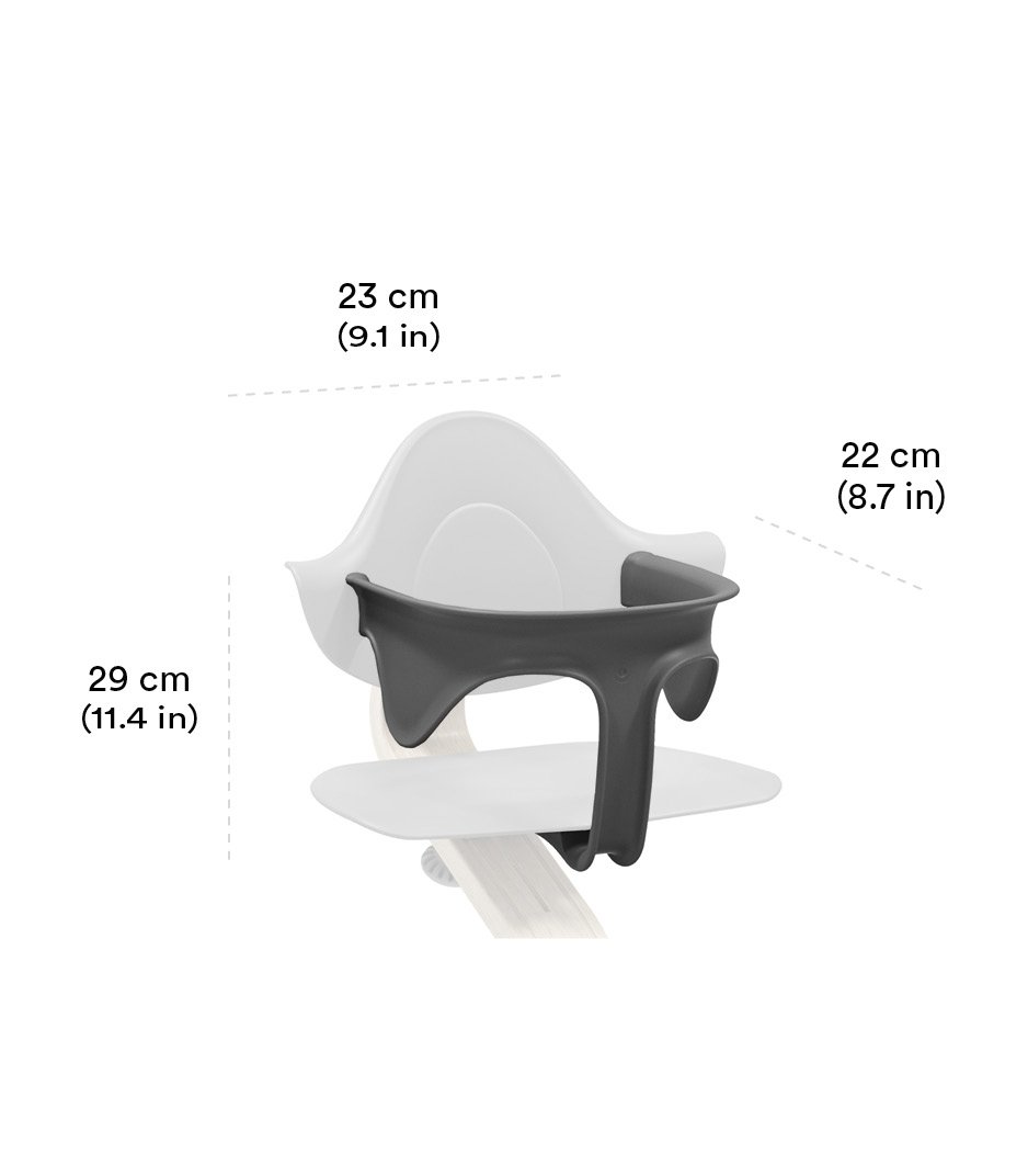 Stokke® Nomi® Baby Set. Measurements.