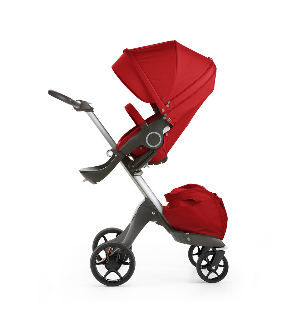 stokke stroller red